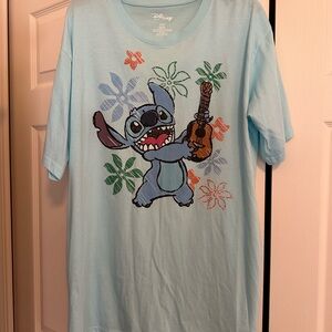 Disney Blue Stitch Short Sleeve Tee